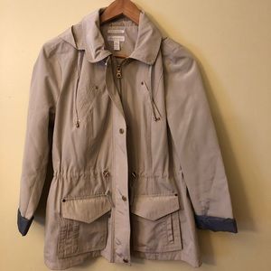 Charter Club Women’s Water-Resistant Hooded Coat